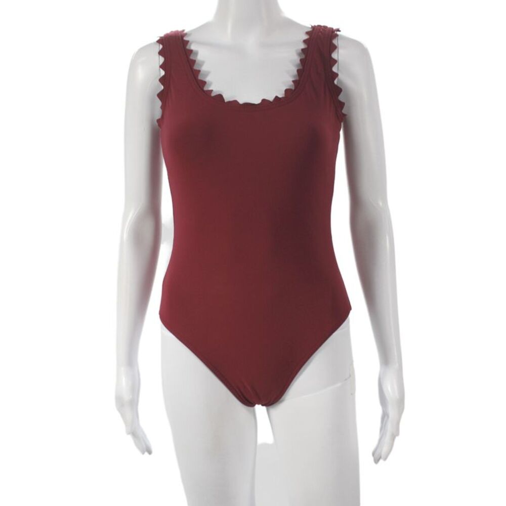 Karla Colletto Women One Piece Swimwear Red Classic Size 10
